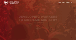 Desktop Screenshot of developingworkers.com